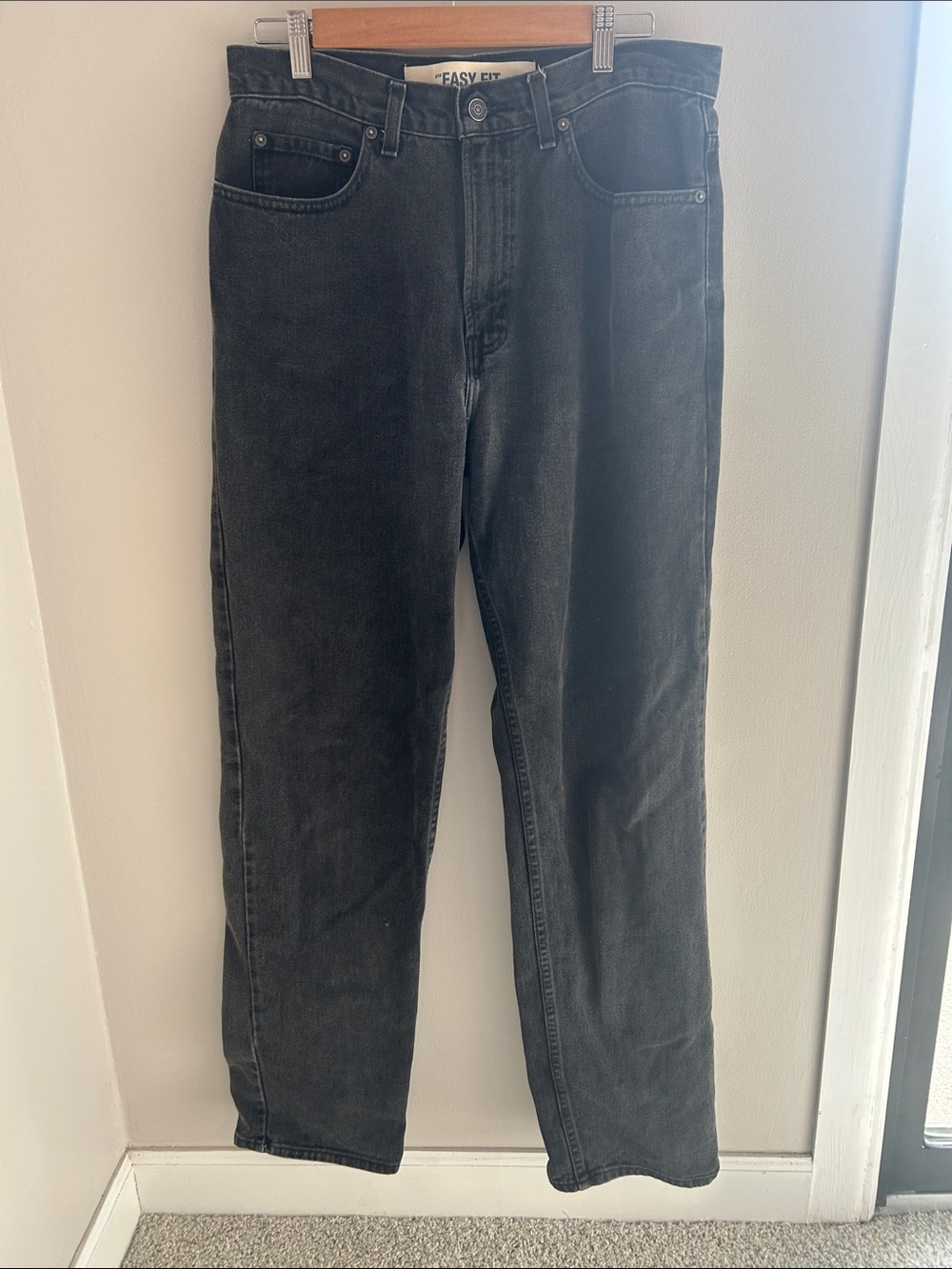 W Gap Black Easy Fit Jeans